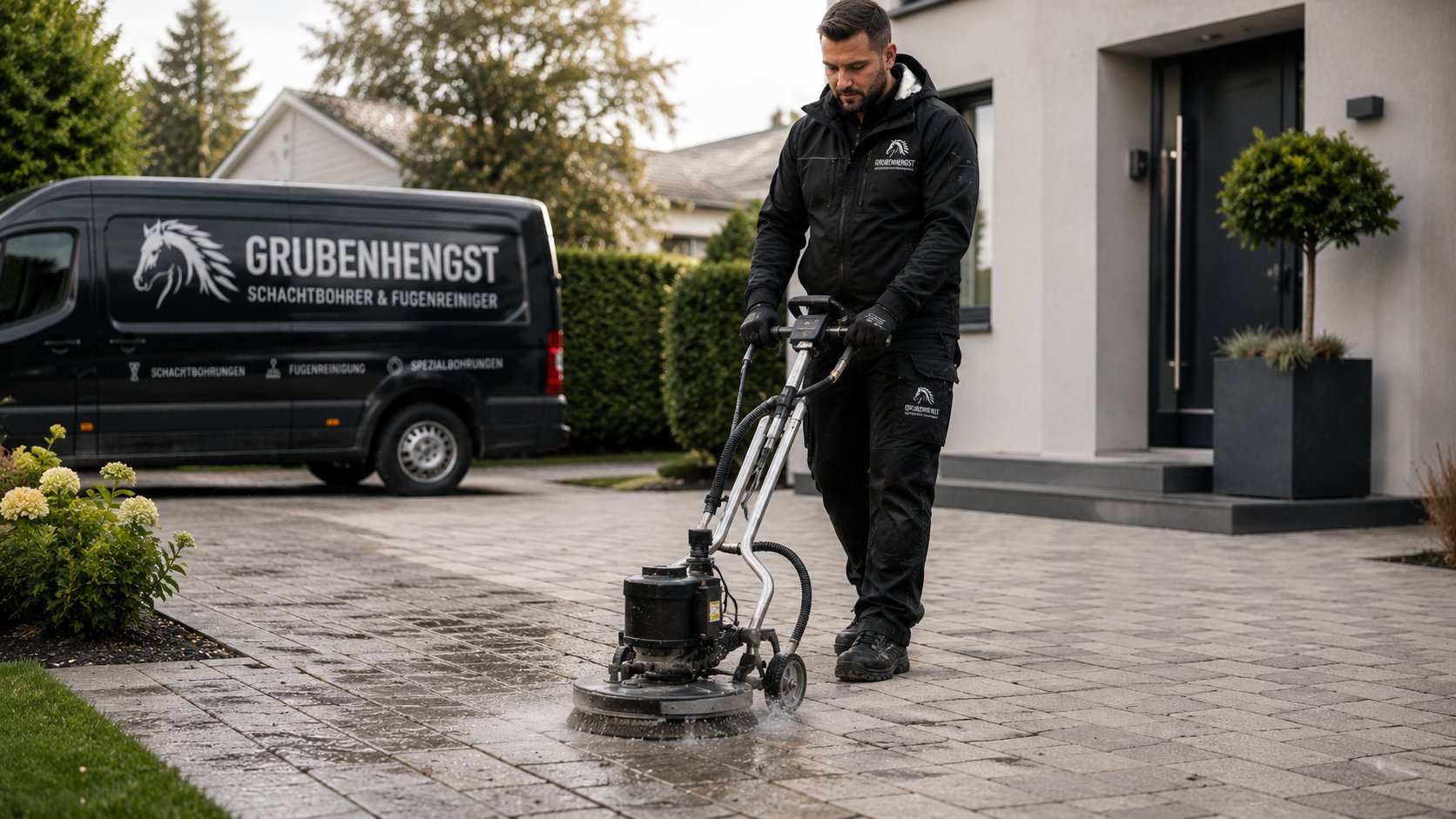 Wandbohrung mit Diamantbohrer